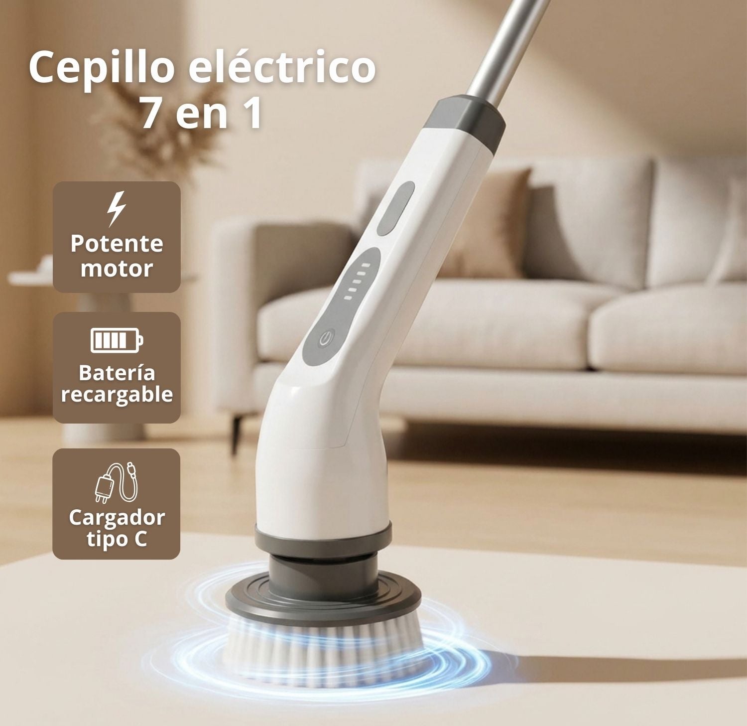 Cepillo de limpieza multifuncional 7-1