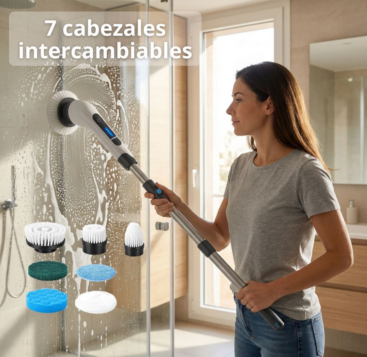 Cepillo de limpieza multifuncional 7-1