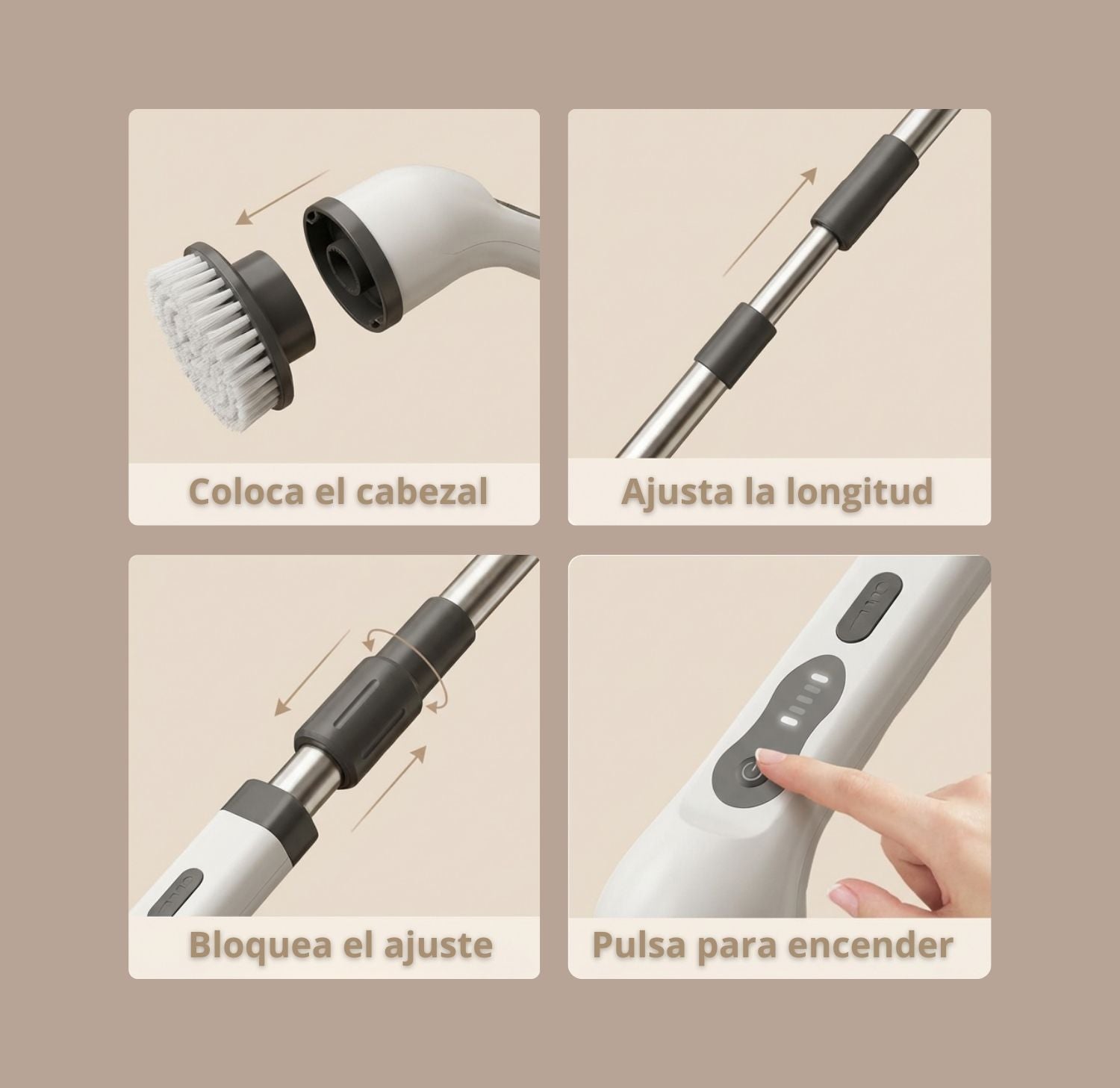 Cepillo de limpieza multifuncional 7-1